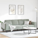 Stue Sofa Lysegrå 250 x 77 x 76 cm