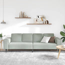 Stue Sofa Lysegrå 250 x 77 x 76 cm