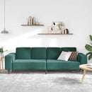 Stue Sofa Mørkegrøn 250 x 77 x 76 cm