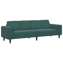Stue Sofa Mørkegrøn 250 x 77 x 76 cm