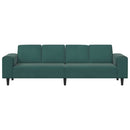 Stue Sofa Mørkegrøn 250 x 77 x 76 cm