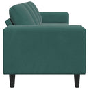 Stue Sofa Mørkegrøn 250 x 77 x 76 cm