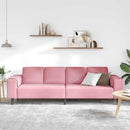 Stue Sofa Lyserød 250 x 77 x 76 cm