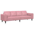 Stue Sofa Lyserød 250 x 77 x 76 cm