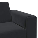 Stue Sofa Sort 250 x 77 x 76 cm