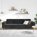 Stue Sofa Sort 250 x 77 x 76 cm