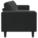 Stue Sofa Sort 250 x 77 x 76 cm