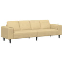 Sofa Grågrøn 250 x 77 x 76 cm Velourstof