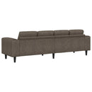 Stue Sofa Mørkegrå 250 x 77 x 76 cm