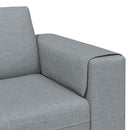 Stue Sofa 3 pcs Lysegrå Polyester