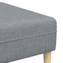 Stue Sofa 3 pcs Lysegrå Polyester