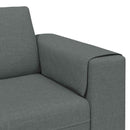 Stue Sofa 3 pcs Mørkegrå Polyester