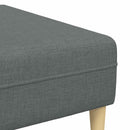 Stue Sofa 3 pcs Mørkegrå Polyester