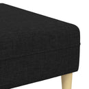 Stue Sofa 3 pcs Sort Polyester