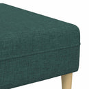 Stue Sofa 3 pcs Mørkegrøn Polyester