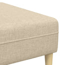 Stue Sofa 3 pcs Creme Polyester