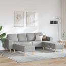 Stue Sofa 3 pcs Skygrå 250 x 188 x 76 cm Polyester