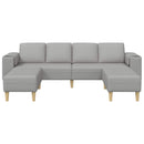 Stue Sofa 3 pcs Skygrå 250 x 188 x 76 cm Polyester