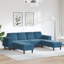 Stue Sofa 3 pcs Blå 250 x 188 x 76 cm
