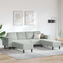 Stue Sofa 3 pcs Lysegrå 250 x 188 x 76 cm