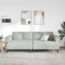 Stue Sofa 3 pcs Lysegrå 250 x 188 x 76 cm