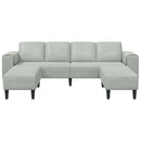 Stue Sofa 3 pcs Lysegrå 250 x 188 x 76 cm