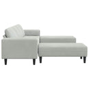 Stue Sofa 3 pcs Lysegrå 250 x 188 x 76 cm