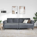 Stue Sofa 3 pcs Mørkegrå 250 x 188 x 76 cm