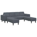 Stue Sofa 3 pcs Mørkegrå 250 x 188 x 76 cm