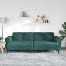 Stue Sofa 3 pcs Mørkegrøn 250 x 188 x 76 cm
