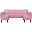Stue Sofa 3 pcs Lyserød 250 x 188 x 76 cm