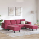 Stue Sofa 3 pcs Vinrød 250 x 188 x 76 cm