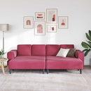 Stue Sofa 3 pcs Vinrød 250 x 188 x 76 cm