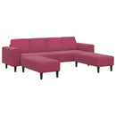 Stue Sofa 3 pcs Vinrød 250 x 188 x 76 cm