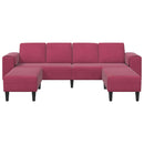 Stue Sofa 3 pcs Vinrød 250 x 188 x 76 cm