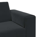 Stue Sofa 3 pcs Sort 250 x 188 x 76 cm