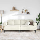 Stue Sofa 3 pcs Creme 250 x 188 x 76 cm