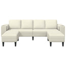 Stue Sofa 3 pcs Creme 250 x 188 x 76 cm