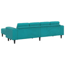 Stue Sofa 3 pcs Turkis 250 x 188 x 76 cm
