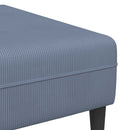 Sofa Blå 250 x 188 x 76 cm Velourstof