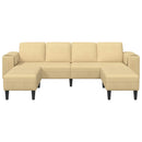 Sofa Grågrøn 250 x 188 x 76 cm Velourstof