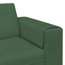Sofa Mørkegrøn 250 x 188 x 76 cm Velourstof