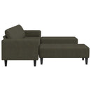 Stue Sofa 3 pcs Army Grøn