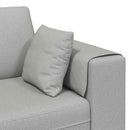 Sofa Skygrå 250 x 77 x 76 cm Stof