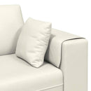 Sofa Creme 250 x 77 x 76 cm Fløjl