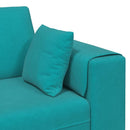 Sofa Turkis 250 x 77 x 76 cm Fløjl