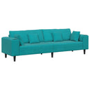 Sofa Turkis 250 x 77 x 76 cm Fløjl
