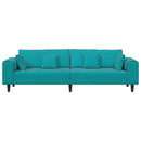 Sofa Turkis 250 x 77 x 76 cm Fløjl