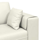 Sofa 3 pcs Creme 250 x 188 x 76 cm Fløjl