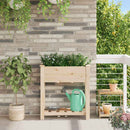 Have Blomsterkrukke Beige 71 x 37 x 76,5 cm Massivt Fyrretræ